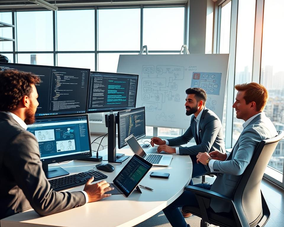 Wie arbeiten Entwickler für Industrie-Apps?