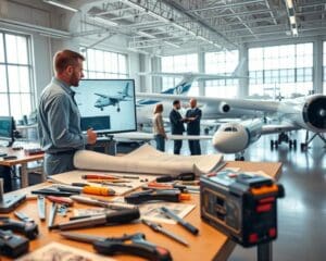 Wie arbeitet ein Ingenieur für Luftfahrttechnik?