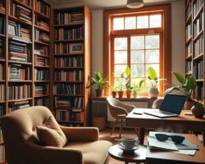 Bibliothek zu Hause