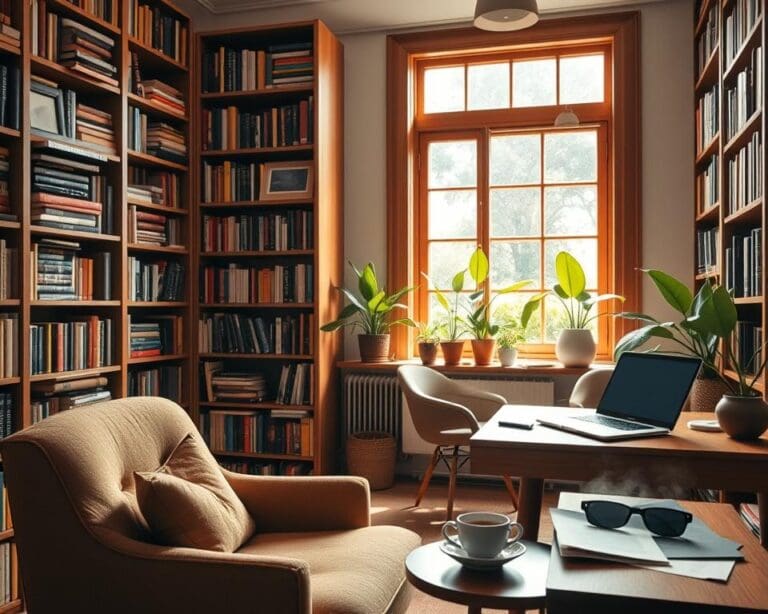 Bibliothek zu Hause