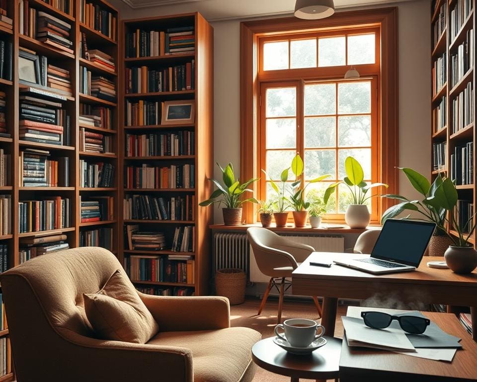 Bibliothek zu Hause