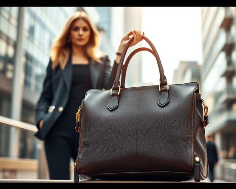 Lederhandtasche