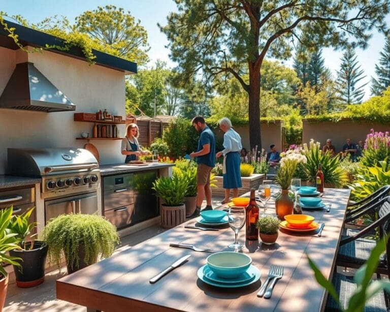 Outdoor-Küche