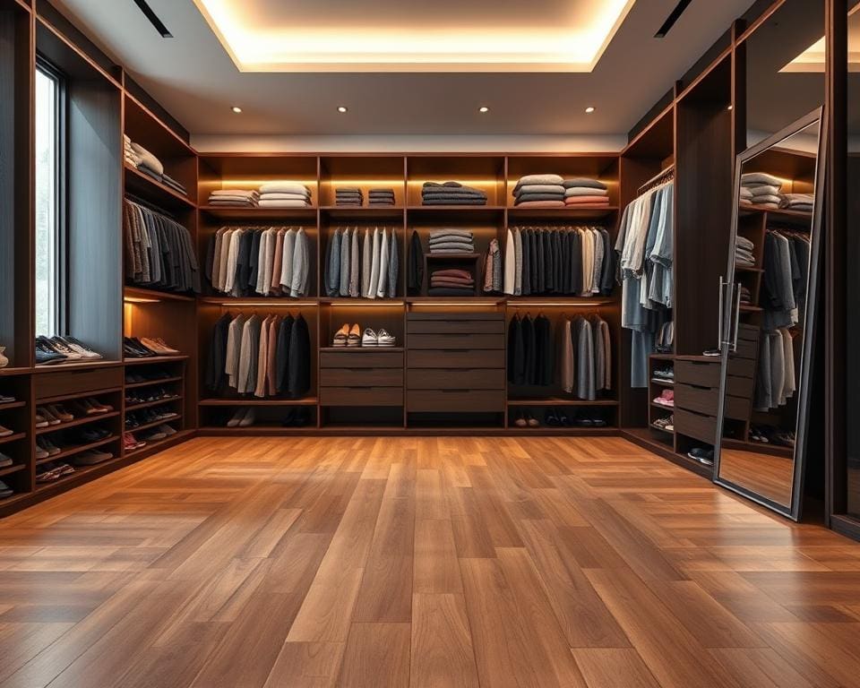 begehbarer Kleiderschrank