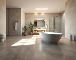 fugenloses Badezimmer