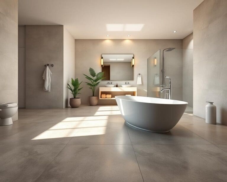 fugenloses Badezimmer
