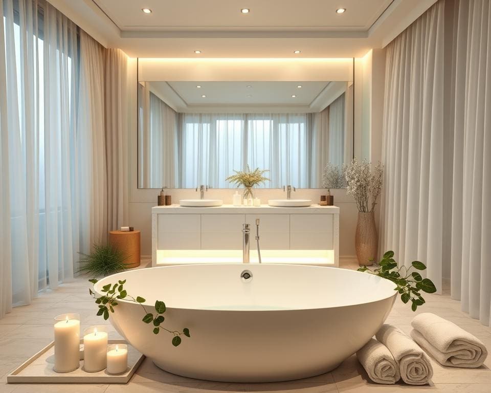 luxuriöses Spa-Badezimmer